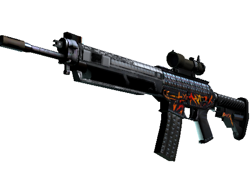 StatTrak™ SG 553 | Heavy Metal (Minimal Wear)