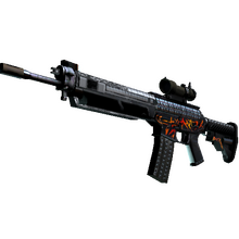 StatTrak™ SG 553 | Heavy Metal (Minimal Wear)
