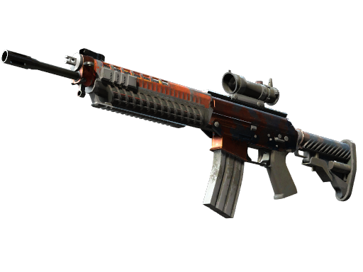 StatTrak™ SG 553 | Близкая опасность (Закалённое в боях)