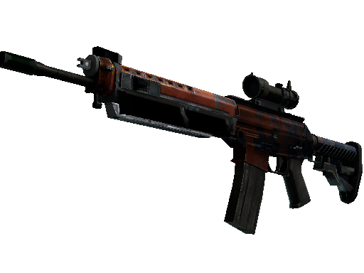 StatTrak™ SG 553 | Danger Close (Battle-Scarred)