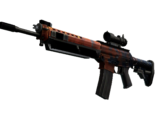 StatTrak™ SG 553 | Danger Close (Minimal Wear)