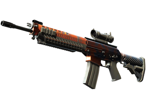 StatTrak™ SG 553 | Близкая опасность (Прямо с завода)