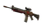 SG 553 | Berry Gel Coat (Battle-Scarred)