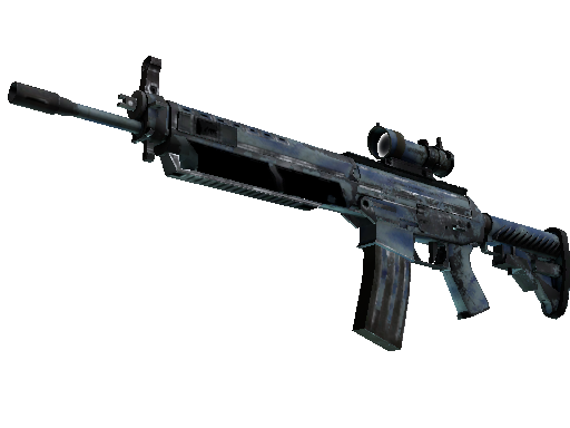 StatTrak™ SG 553 | Wave Spray (Battle-Scarred)