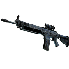 SG 553 | Wave Spray (Battle-Scarred)