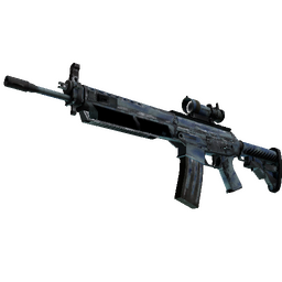 free csgo skin StatTrak™ SG 553 | Wave Spray (Battle-Scarred)