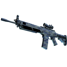 StatTrak™ SG 553 | Wave Spray (Minimal Wear)