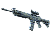 StatTrak™ SG 553 | Wave Spray (Minimal Wear)