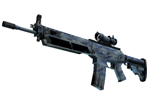 StatTrak™ SG 553 | Wave Spray (Well-Worn)