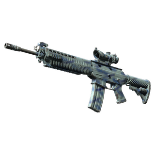 StatTrak™ SG 553 | Wave Spray (Field-Tested)