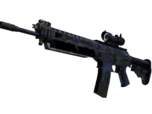 SG 553 | Aloha (Battle-Scarred)