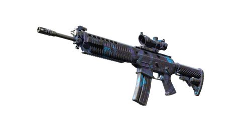 StatTrak™ SG 553 | Aloha (Well-Worn)