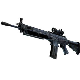 free csgo skin Souvenir SG 553 | Waves Perforated (Battle-Scarred)