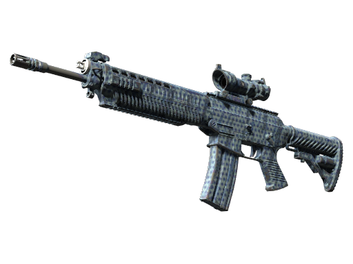 SG 553 | Waves Perforated (Field-Tested)