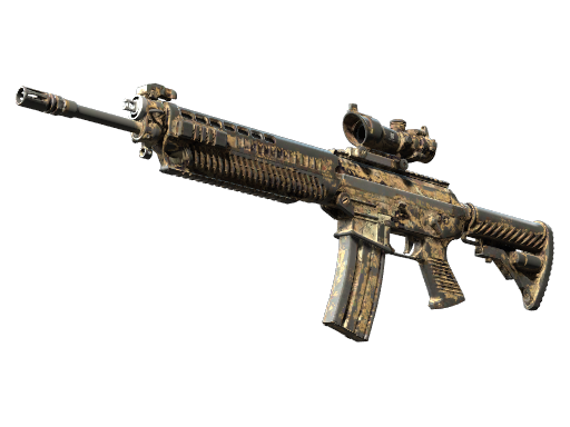 Souvenir SG 553 | Bleached (Battle-Scarred)