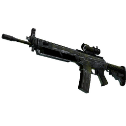 SG 553 | Gator Mesh (Battle-Scarred)