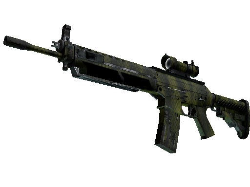 Souvenir SG 553 | Gator Mesh (Well-Worn)