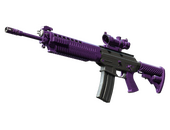 StatTrak™ SG 553 | Ultraviolet (Well-Worn)