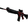 SG 553 | Candy Apple (Battle-Scarred)