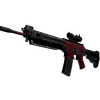SG 553 | Candy Apple <br>(Battle-Scarred)