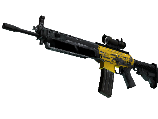 SG 553 | Bulldozer (Battle-Scarred)