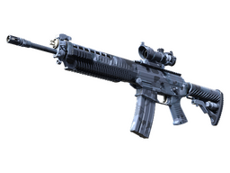 SG 553 | Night Camo (Battle-Scarred)