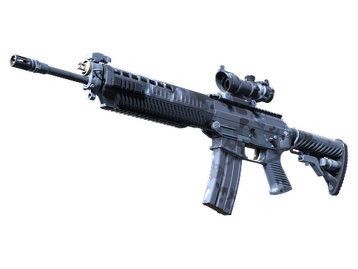 SG 553 Night Camo