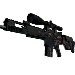 StatTrak™ SCAR-20 | Poultrygeist (Battle-Scarred)