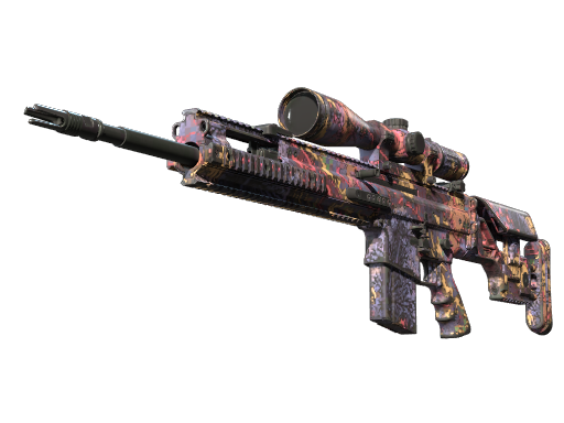 SCAR-20 | Poultrygeist (Well-Worn)