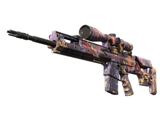 StatTrak™ SCAR-20 | Poultrygeist (Minimal Wear)