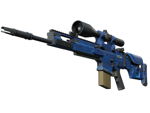 StatTrak™ SCAR-20 | Blueprint (Well-Worn)