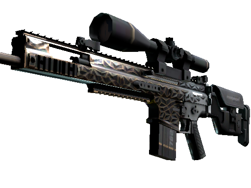 StatTrak™ SCAR-20 | Fragments (Well-Worn)