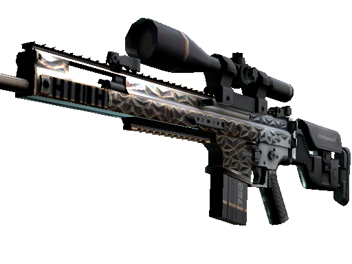 StatTrak™ SCAR-20 | Fragments (Minimal Wear)