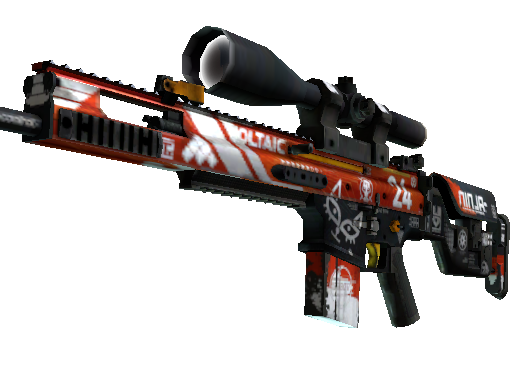 Image for the SCAR-20 | Bloodsport weapon skin in Counter Strike 2
