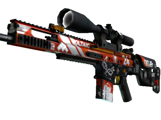 SCAR-20 | Bloodsport (Well-Worn)