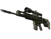 StatTrak™ SCAR-20 | Green Marine (Battle-Scarred)