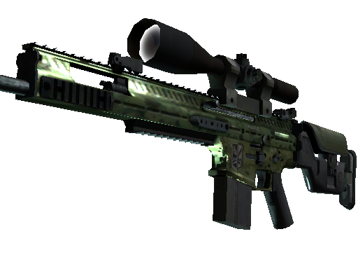 Image for the SCAR-20 | Green Marine weapon skin in Counter Strike 2