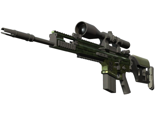 SCAR-20 | Green Marine (Well-Worn)
