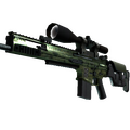 StatTrak™ SCAR-20 | Green Marine (Minimal Wear)