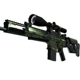 free csgo skin StatTrak™ SCAR-20 | Green Marine (Factory New)