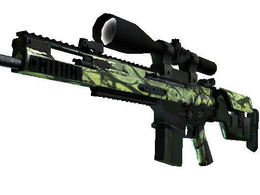 StatTrak™ SCAR-20 | Outbreak (Well-Worn)