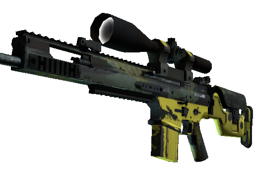 StatTrak™ SCAR-20 | Jungle Slipstream (Well-Worn)