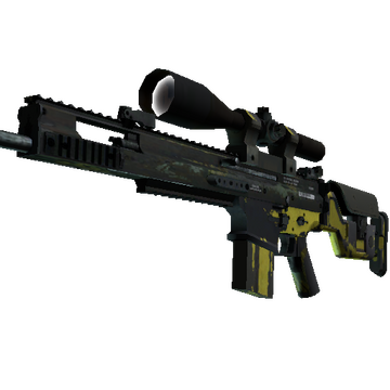 StatTrak™ SCAR-20 | Jungle Slipstream (Battle-Scarred)