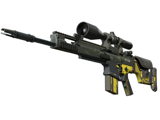 StatTrak™ SCAR-20 | Jungle Slipstream (Battle-Scarred)