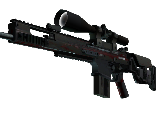 StatTrak™ SCAR-20 | Crimson Web (Battle-Scarred)