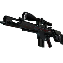 StatTrak™ SCAR-20 | Crimson Web (Battle-Scarred)