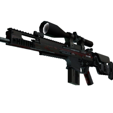 StatTrak™ SCAR-20 | Crimson Web (Battle-Scarred)
