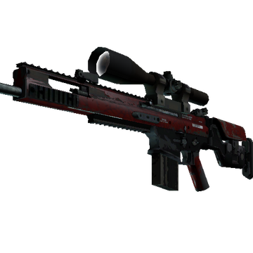 SCAR-20 | Crimson Web (Field-Tested)