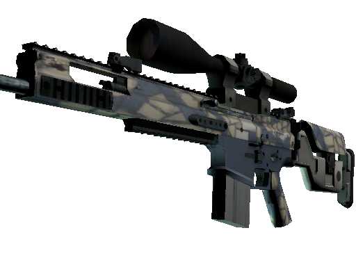 SCAR-20 | Stone Mosaico (Com Pouco Uso)