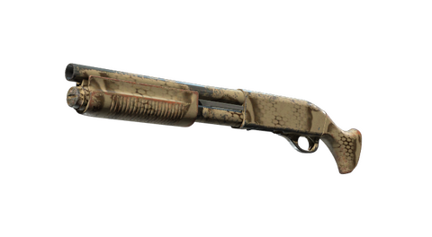 Sawed-Off | Snake Camo (Well-Worn)